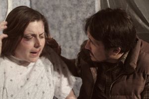 Haley Johnson as Beth and Sam Giltrap as Mike @ BroadwayWorld Haley Johnson as Beth and Sam Giltrap as Mike Photo