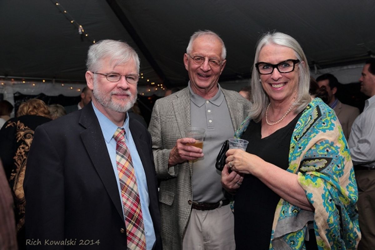 Christopher Durang, Richard and Cathryn Zega at 
