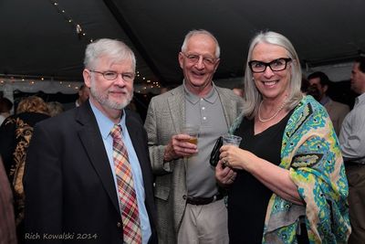 Christopher Durang, Richard and Cathryn Zega Photo