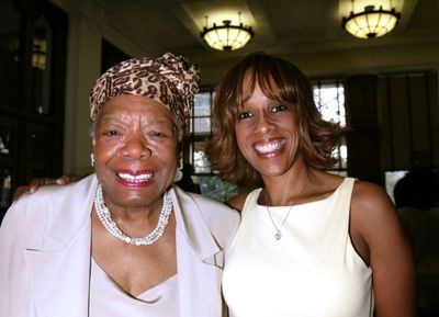 Gayle King and Dr. Maya Angelou attending The Abyssinian Development Corporation''s ( Photo