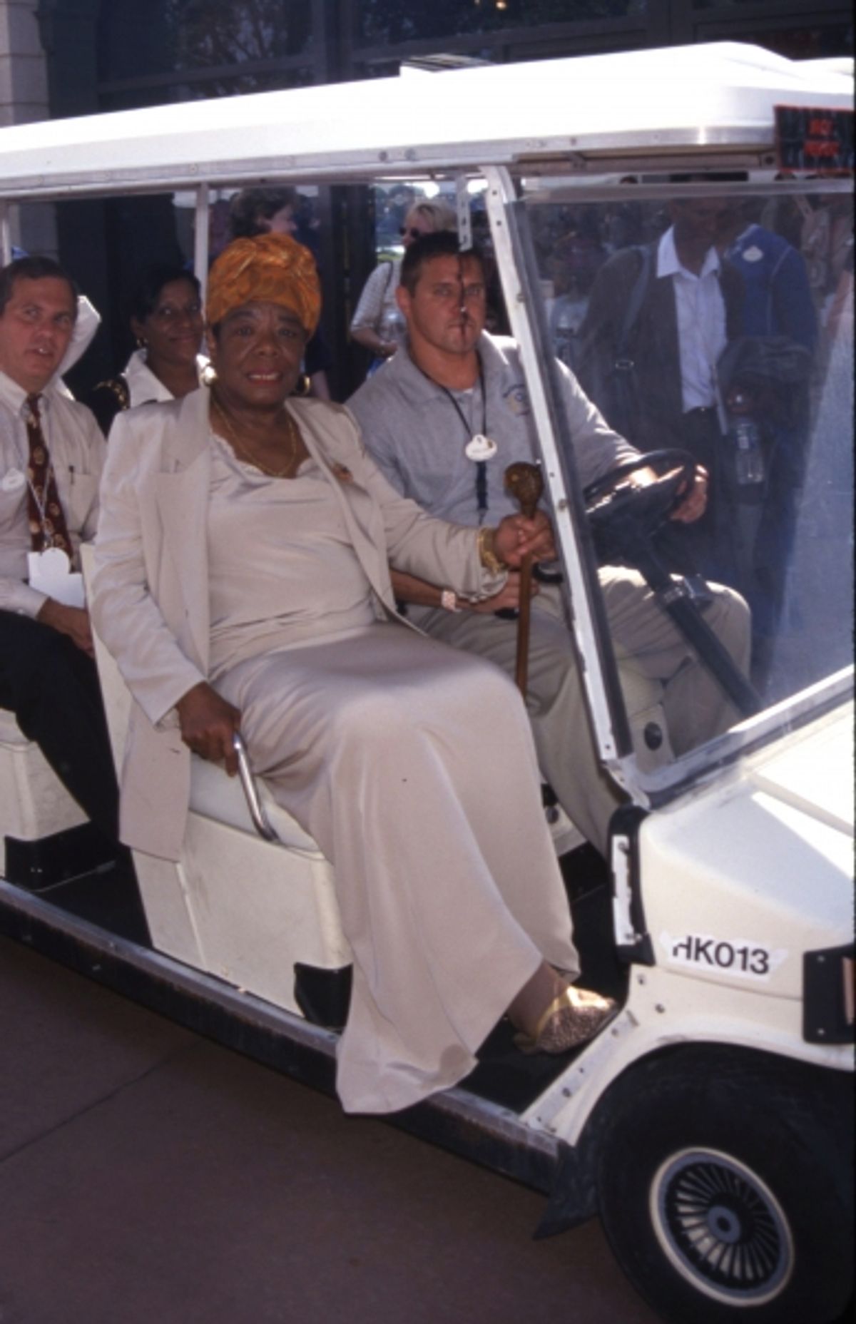 Dr. Maya Angelou at the opening of ''Milllennium Village'' at Epcot Walt Disney World, Florida on 9/30/99. at 