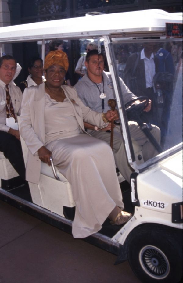 Dr. Maya Angelou at the opening of ''Milllennium Village'' at Epcot Walt Disney World Photo