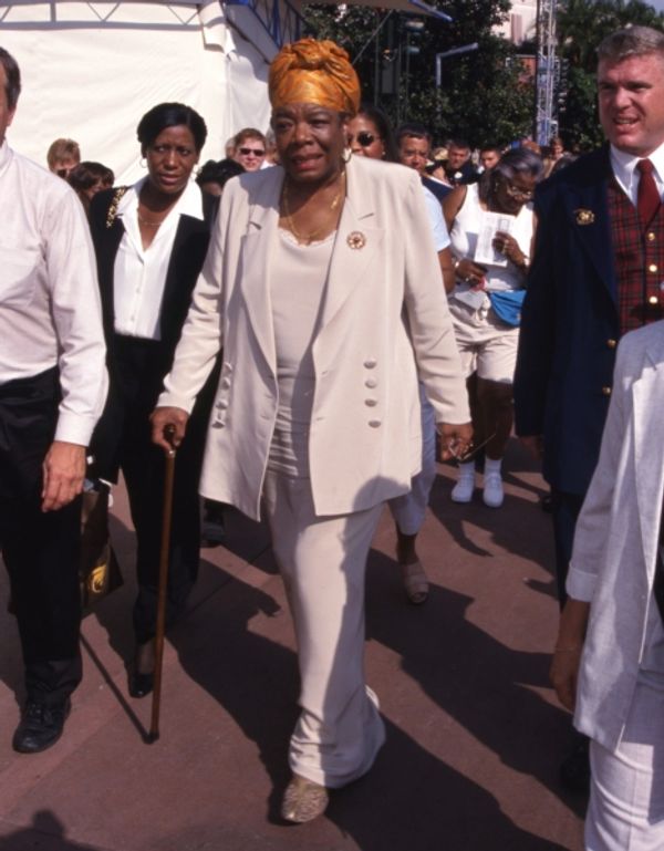 Dr. Maya Angelou at the opening of ''Milllennium Village'' at Epcot Walt Disney World Photo
