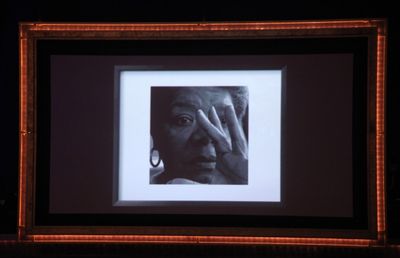 Maya Angelou on stage during the BET Honors 2012 at the Warner Theatre on January 14, Photo
