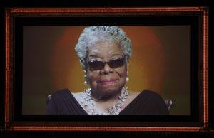 Maya Angelou on stage during the BET Honors 2012 at the Warner Theatre on January 14, Photo