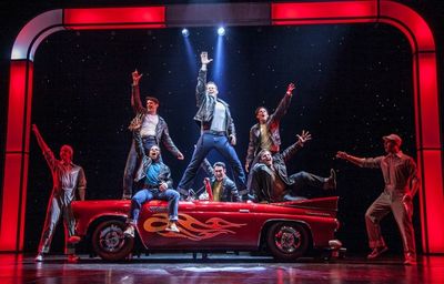 Shane Donovan & Cast of GREASE Photo