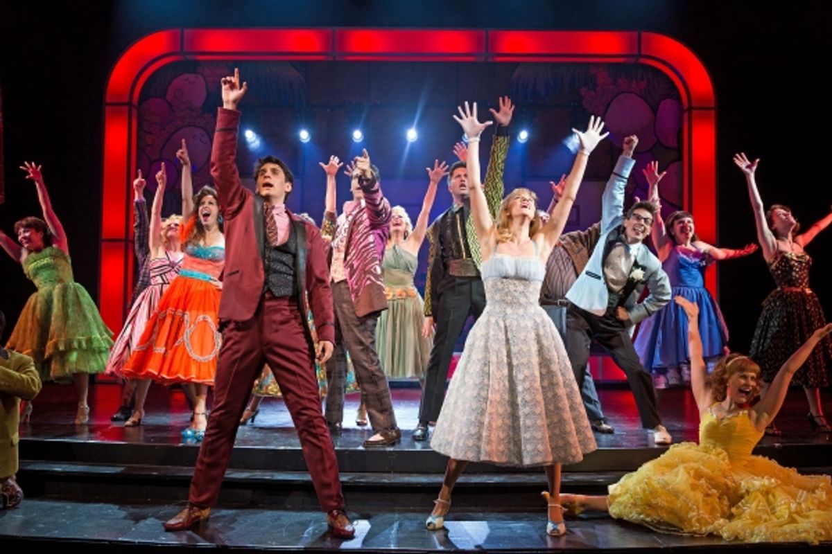 Bobby Conte Thornton, Taylor Louderman & Cast of GREASE at 