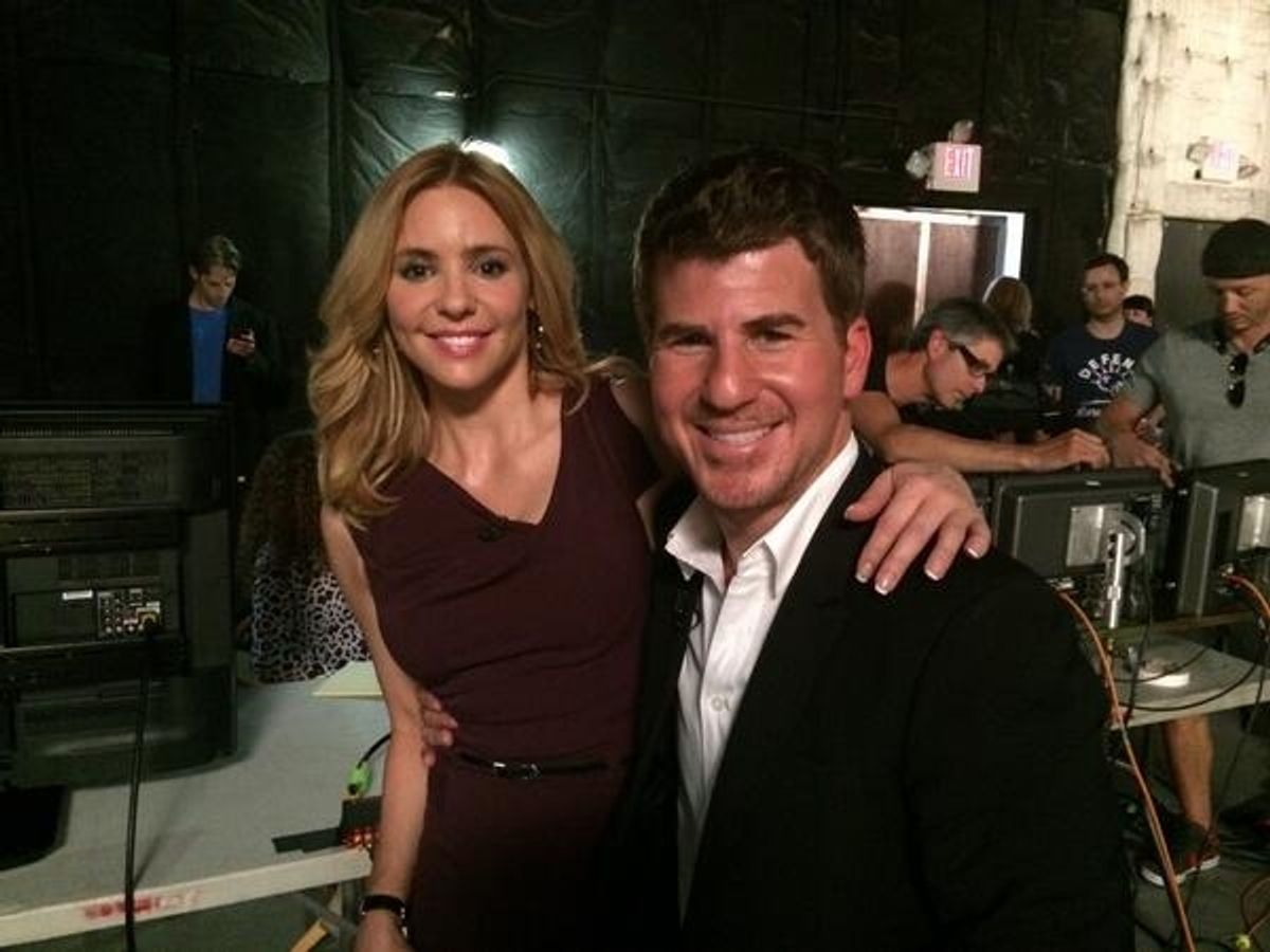 Olivia d''Abo and Jason Hervey at 