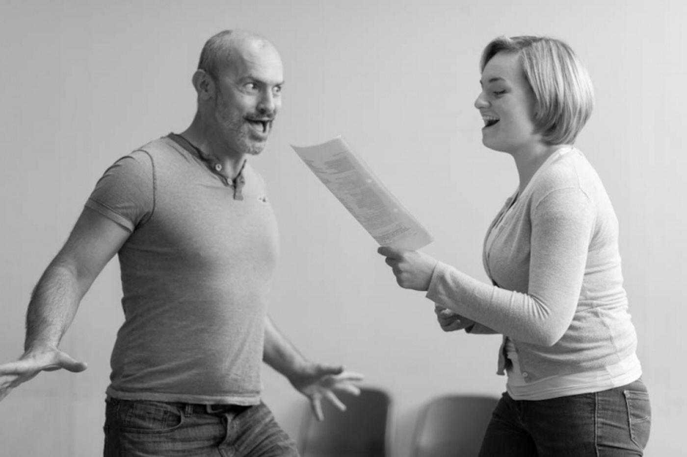 Photo Flash: Sneak Peek at Jerome Pradon, Charlotte Wakefield and More in Rehearsals for PICTURE PERFECT  Image