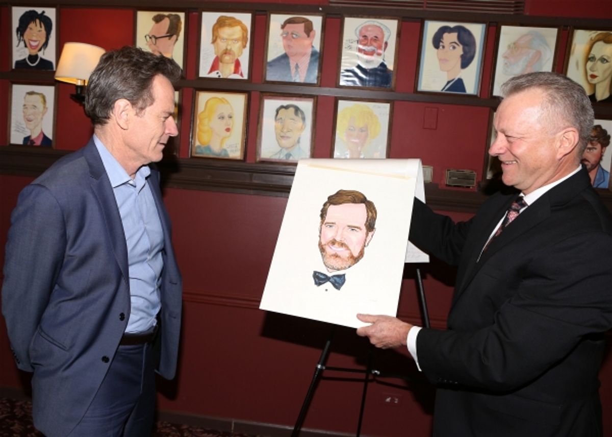 Bryan Cranston and Max Klimavicius at 