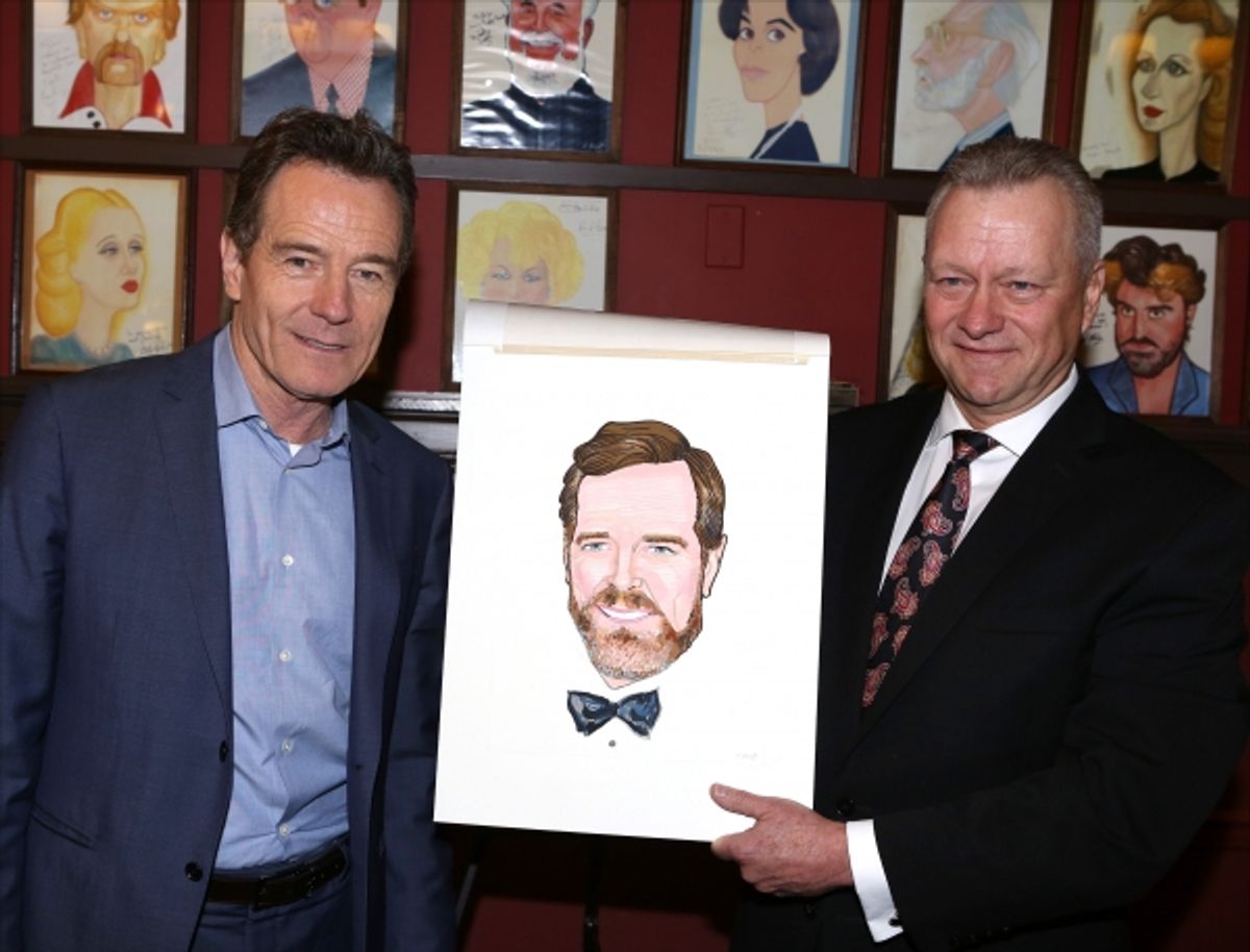 Bryan Cranston and Max Klimavicius  at 