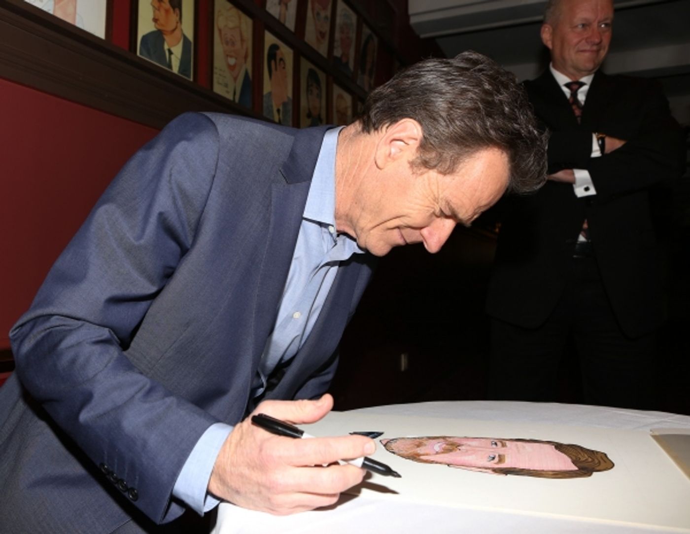 Photo Coverage: ALL THE WAY Cast Celebrates Bryan Cranston's Sardi's Caricature Unveiling! Photo Coverage: ALL THE WAY Cast Celebrates Bryan Cranston's Sardi's Caricature Unveiling! Image