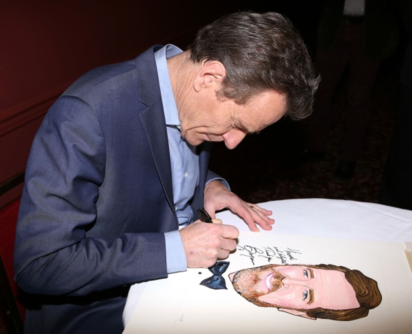 Photo Coverage: ALL THE WAY Cast Celebrates Bryan Cranston's Sardi's Caricature Unveiling! Photo Coverage: ALL THE WAY Cast Celebrates Bryan Cranston's Sardi's Caricature Unveiling! Image