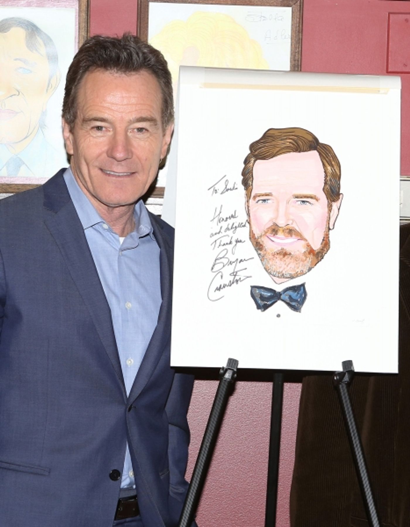 Photo Coverage: ALL THE WAY Cast Celebrates Bryan Cranston's Sardi's Caricature Unveiling! Photo Coverage: ALL THE WAY Cast Celebrates Bryan Cranston's Sardi's Caricature Unveiling! Image