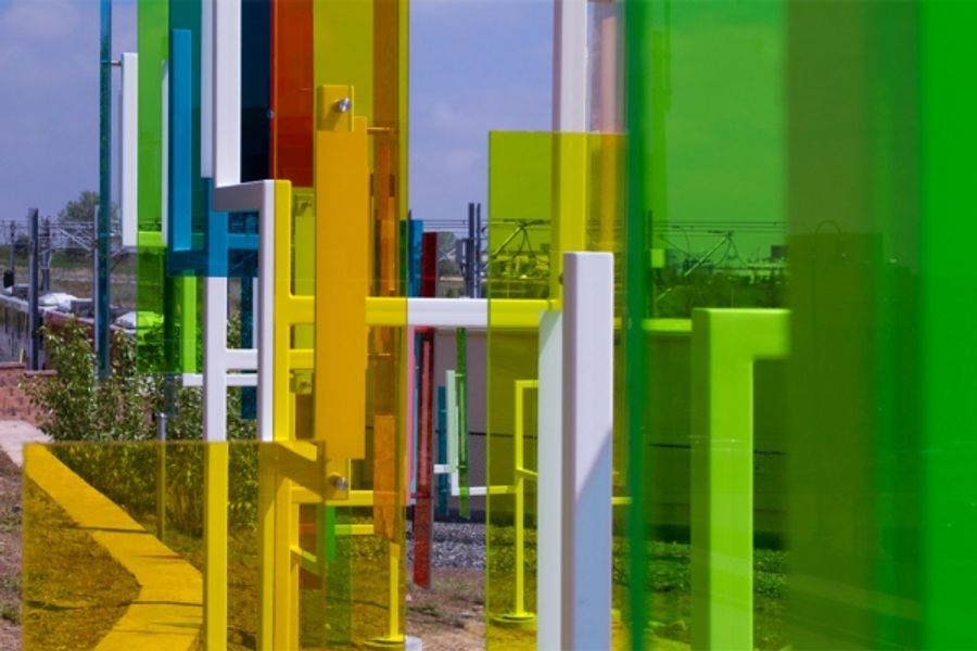 Photo Flash: First Look at Ivan Toth Depeña's Public Art Installation, COLOR FIELD Image