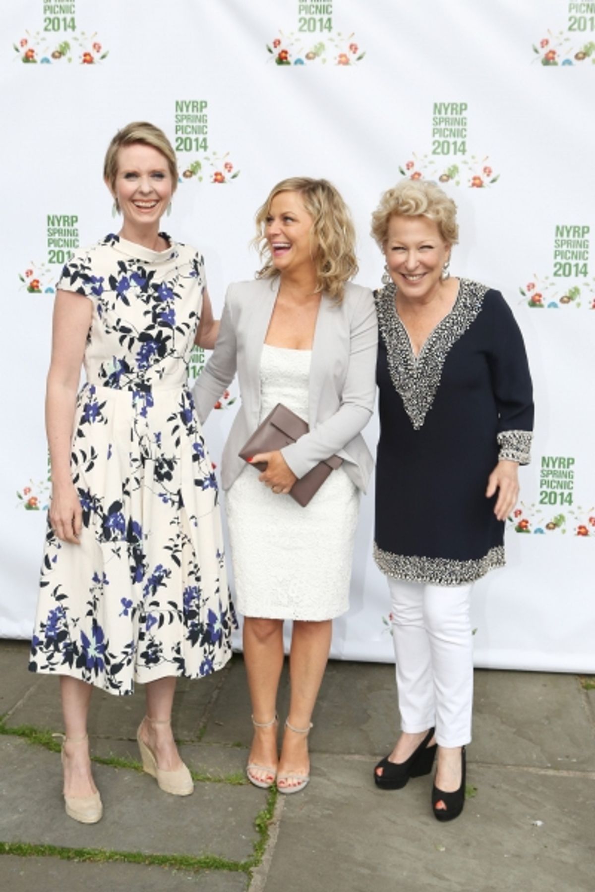 Cynthia Nixon, Amy Poehler and Bette Midler  at 