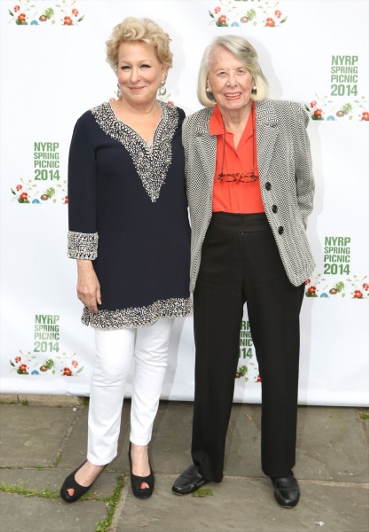 Bette Midler and Liz Smith  at 