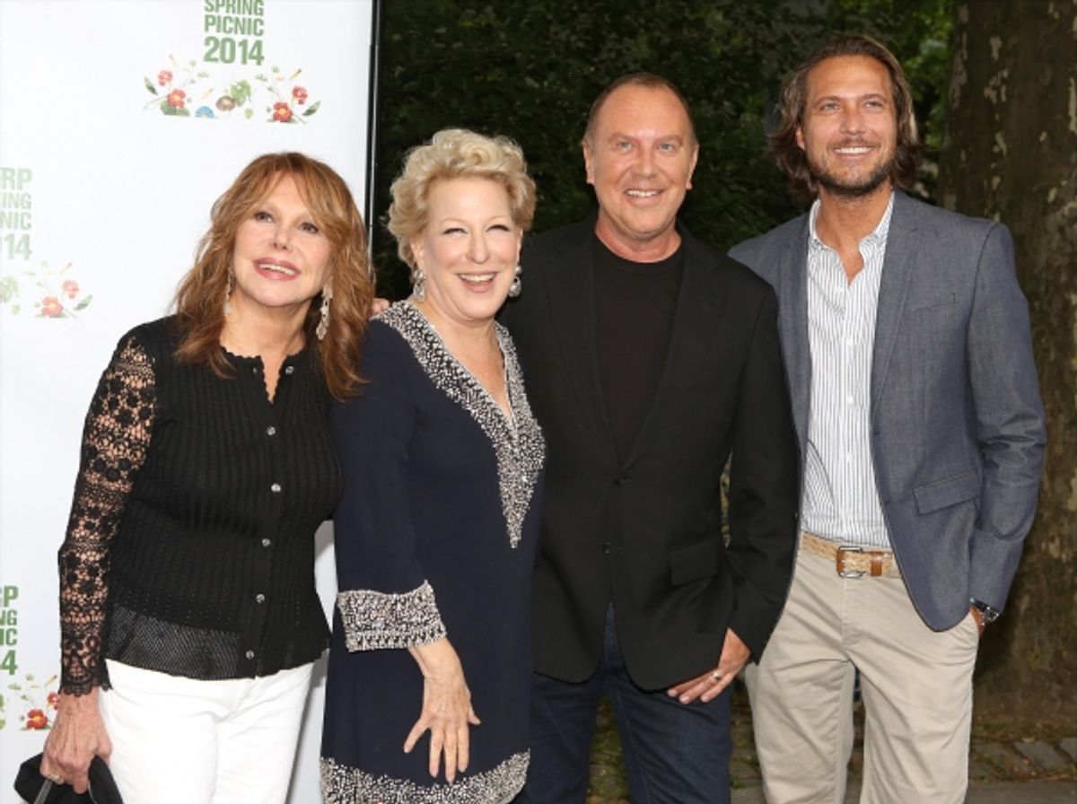 Marlo Thomas, Bette Midler, Michael Kors and Lance LePere  at 