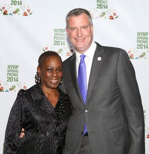 Chirlane McGray and Mayor Bill de Blasio @ BroadwayWorld Chirlane McGray and Mayor Bill de Blasio Photo