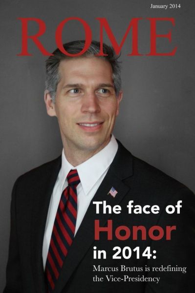 Photo Flash: The Characters of Guerrilla Shakespeare's AND TO THE REPUBLIC on Magazine Covers!  Image