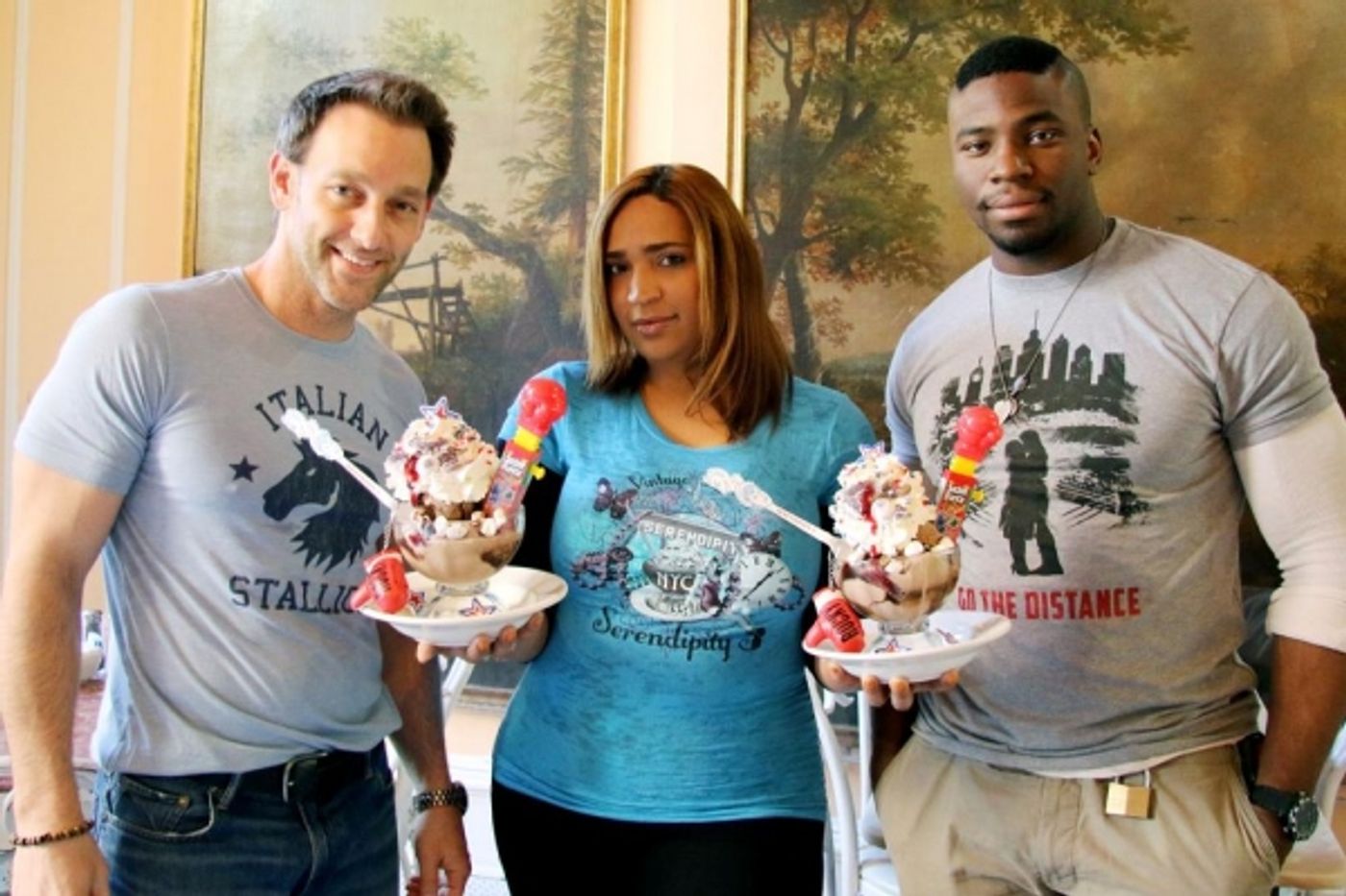 Photo Flash: ROCKY and Serendipity 3 Celebrate National Rocky Road Day with KNOCK-OUT Sundae Photo Flash: ROCKY and Serendipity 3 Celebrate National Rocky Road Day with KNOCK-OUT Sundae Image