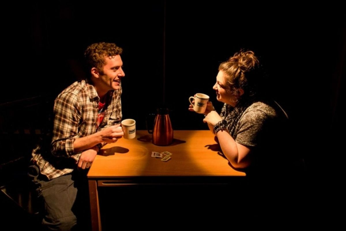 Andrew Goetten (Colin) and Anne Joy (Evie)  at 