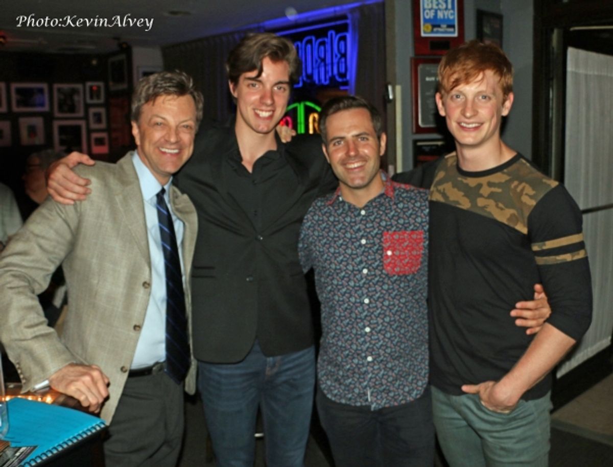 Jim, James Wright, Alex Hopkins, and Linden Furnell at 