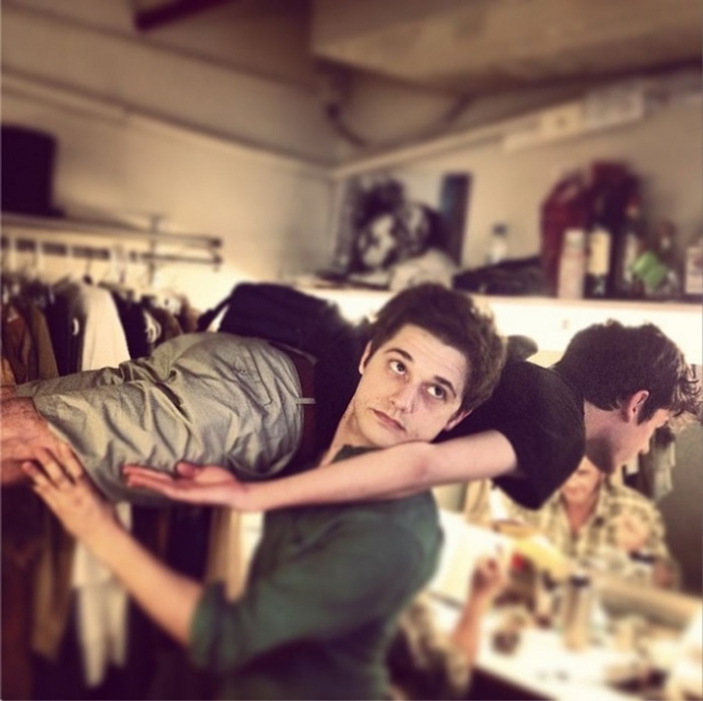 Photo Flash: Saturday Intermission Pics, Part 2 - 5/31- MOTHERS AND SONS Sends PHANTOM a Message, LES MIZ Planks, and More! Photo Flash: Saturday Intermission Pics, Part 2 - 5/31- MOTHERS AND SONS Sends PHANTOM a Message, LES MIZ Planks, and More! Image