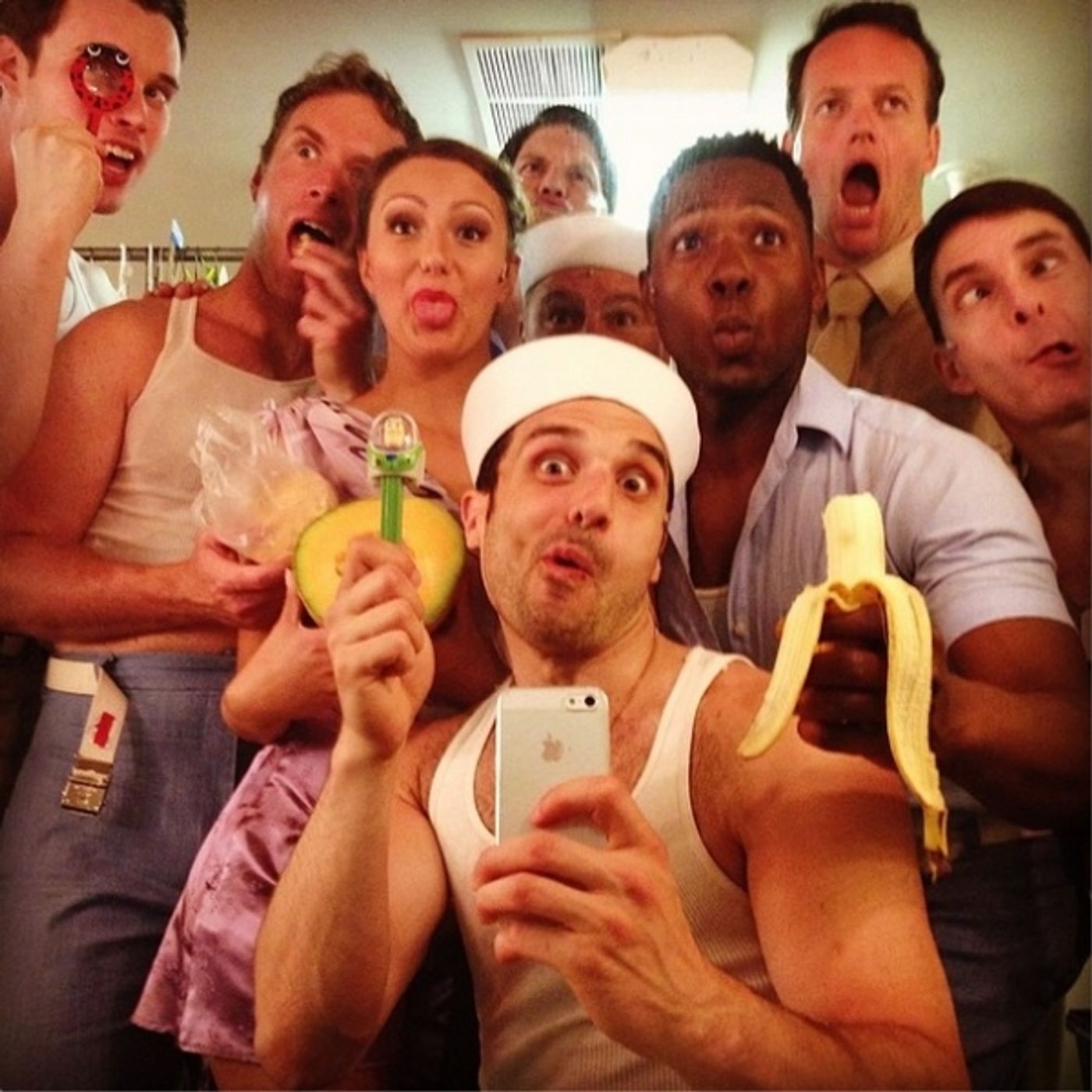 Photo Flash: Saturday Intermission Pics, Part 2 - 5/31- MOTHERS AND SONS Sends PHANTOM a Message, LES MIZ Planks, and More! Photo Flash: Saturday Intermission Pics, Part 2 - 5/31- MOTHERS AND SONS Sends PHANTOM a Message, LES MIZ Planks, and More! Image