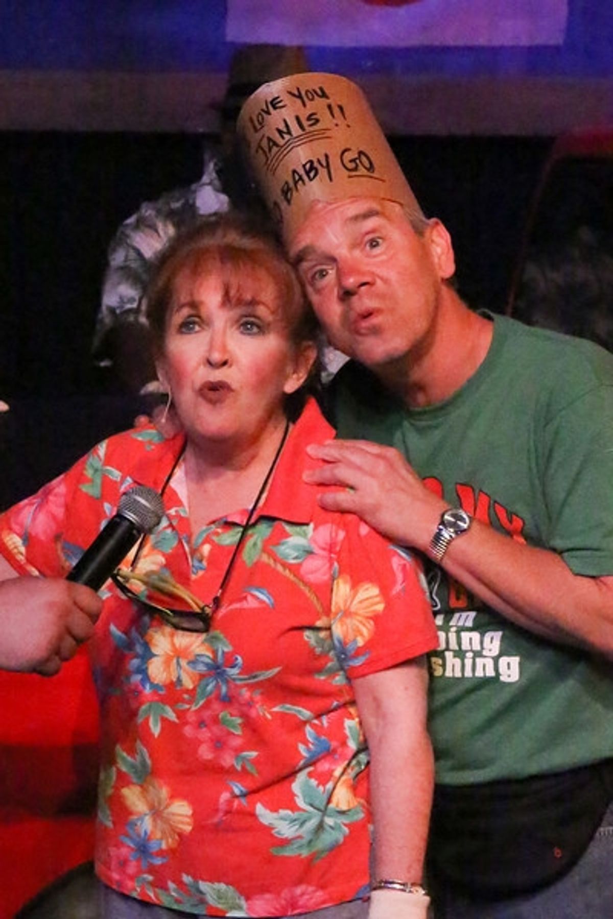 Cindy Duggan as Janis Curtis and Keith Thompson as Don Curtis at 