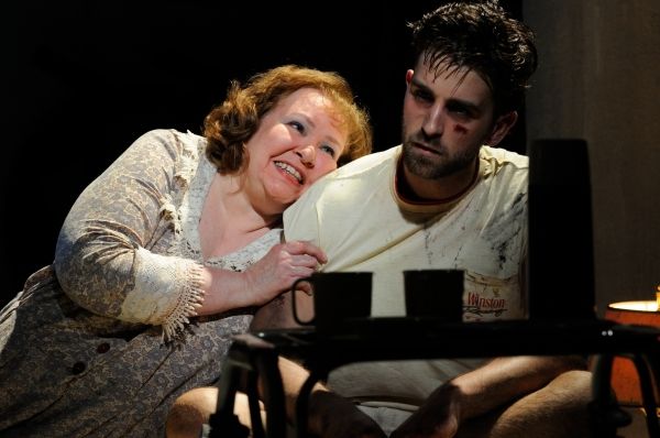 Trinity Rep resident acting company member Janice Duclos as Lorraine and Brown/Trinit Photo