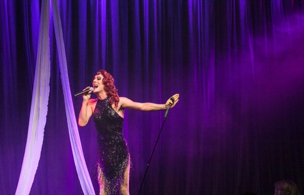 Velma Celli at Velma Celli, Kerry Ellis And Christina Bianco Play the Hippodrome