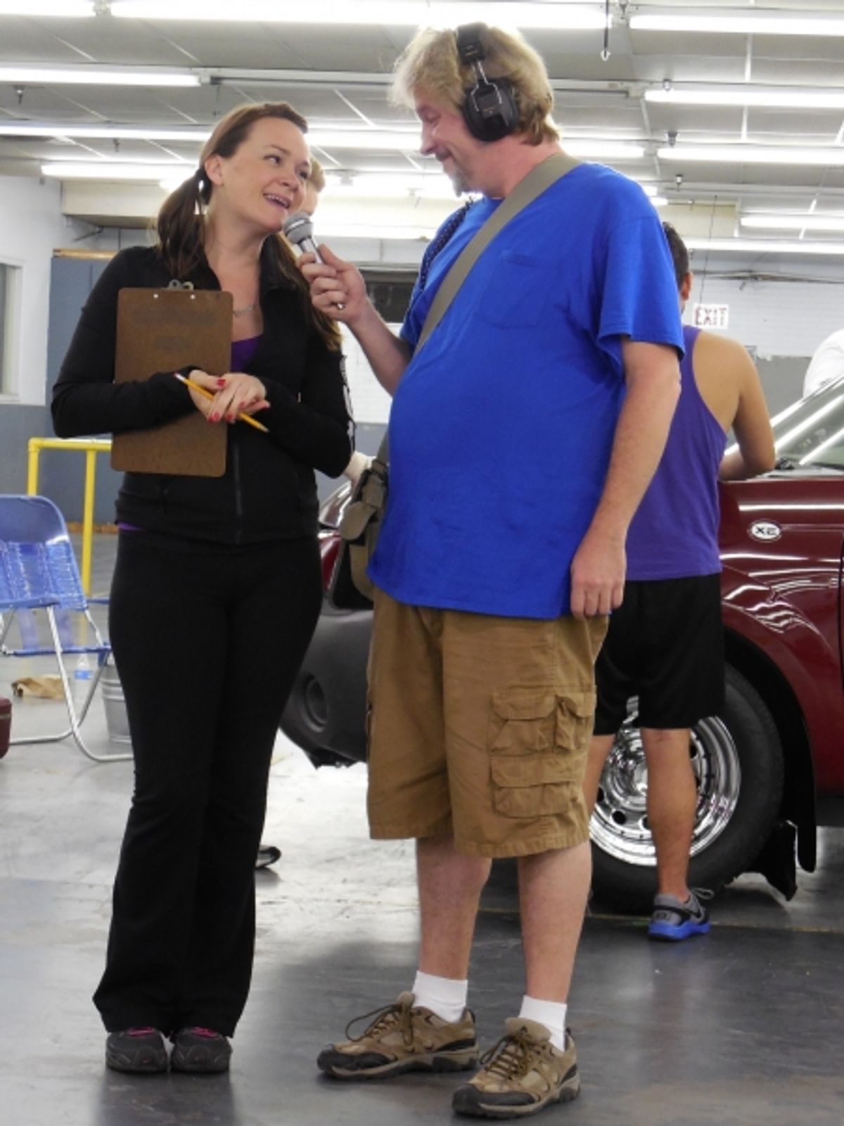 L to R: Brooke Wilson & Mark X Laskowski. at 