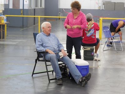 L to R: Kevin Cooney & Theresa Nelson Photo