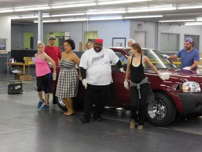 L to R: Betty Marie Muessig, Donnie Hammond, Anthony Boggess-Glover & Julia Krohn wit Photo