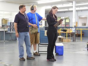 L to R: Michael Tapley, Mark X Laskowski & Brooke Wilson. @ BroadwayWorld L to R: Michael Tapley, Mark X Laskowski & Brooke Wilson. Photo
