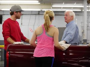 L to R: Cole Ryden, Betty Marie Muessig & Kevin Cooney. @ BroadwayWorld L to R: Cole Ryden, Betty Marie Muessig & Kevin Cooney. Photo