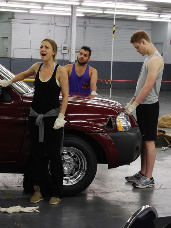 L to R: Julia Krohn, John Ryan DelBosque & Tyce Green. Photo