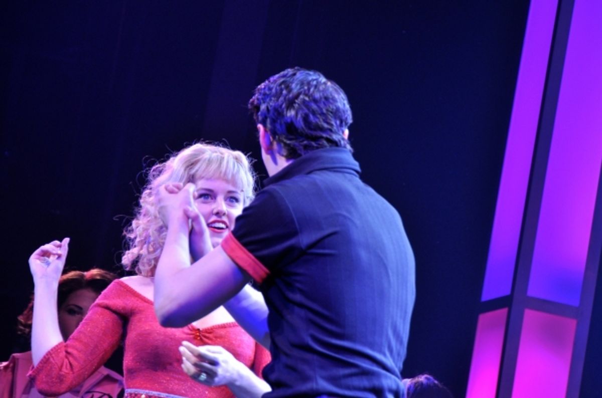 Taylor Louderman and Bobby Conte Thornton at 