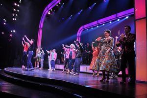 Bobby Conte Thornton, Taylor Louderman and the cast of Grease @ BroadwayWorld Bobby Conte Thornton, Taylor Louderman and the cast of Grease Photo