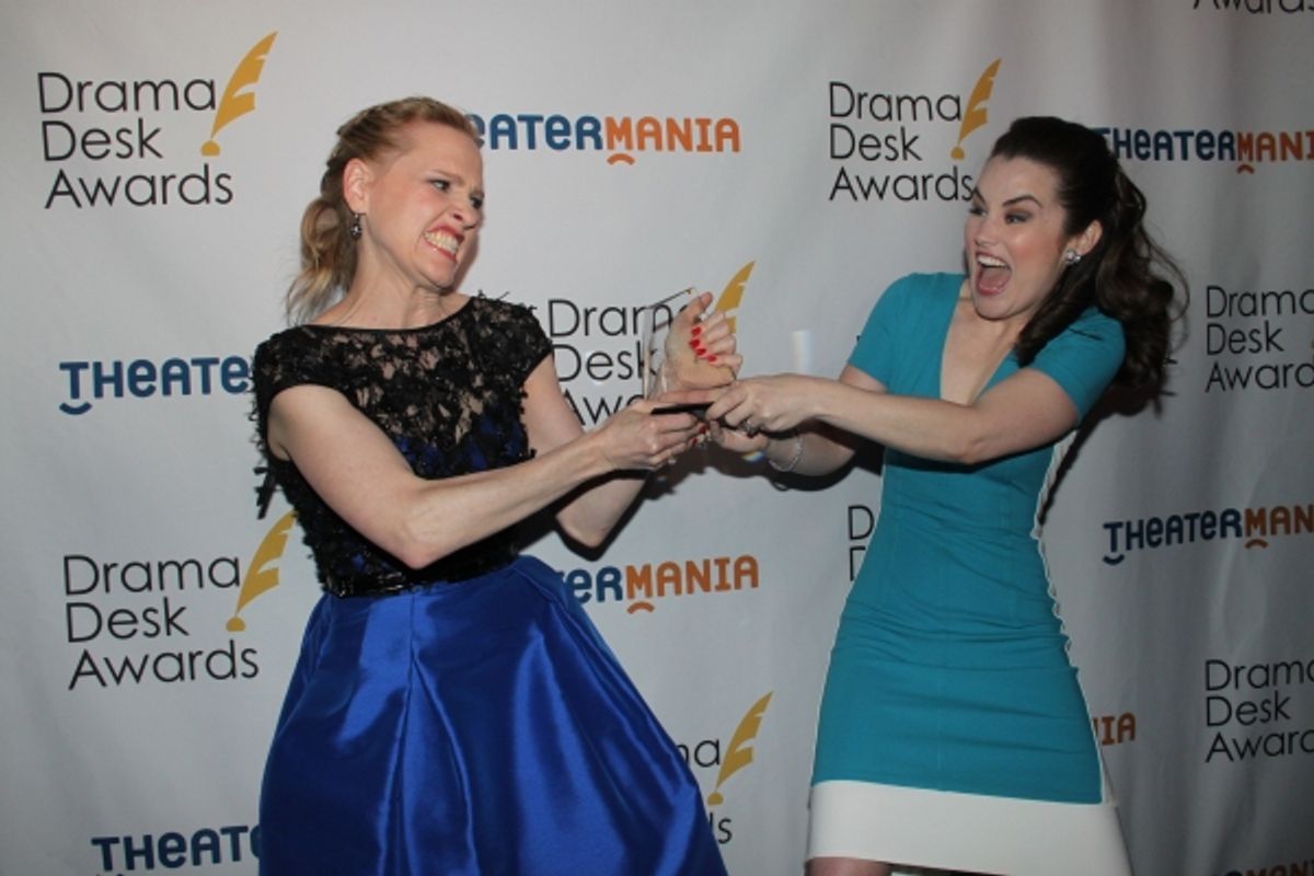 Anika Larsen and Lauren Worsham at 