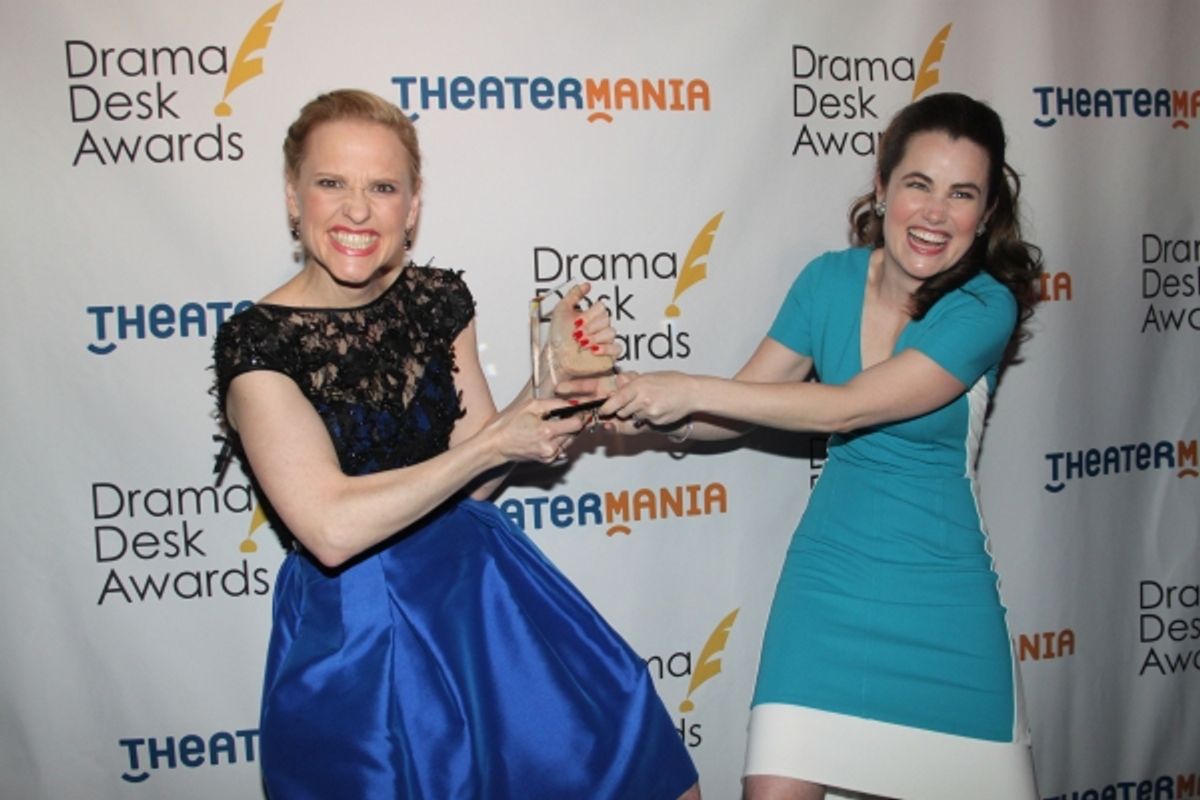 Anika Larsen and Lauren Worsham at 