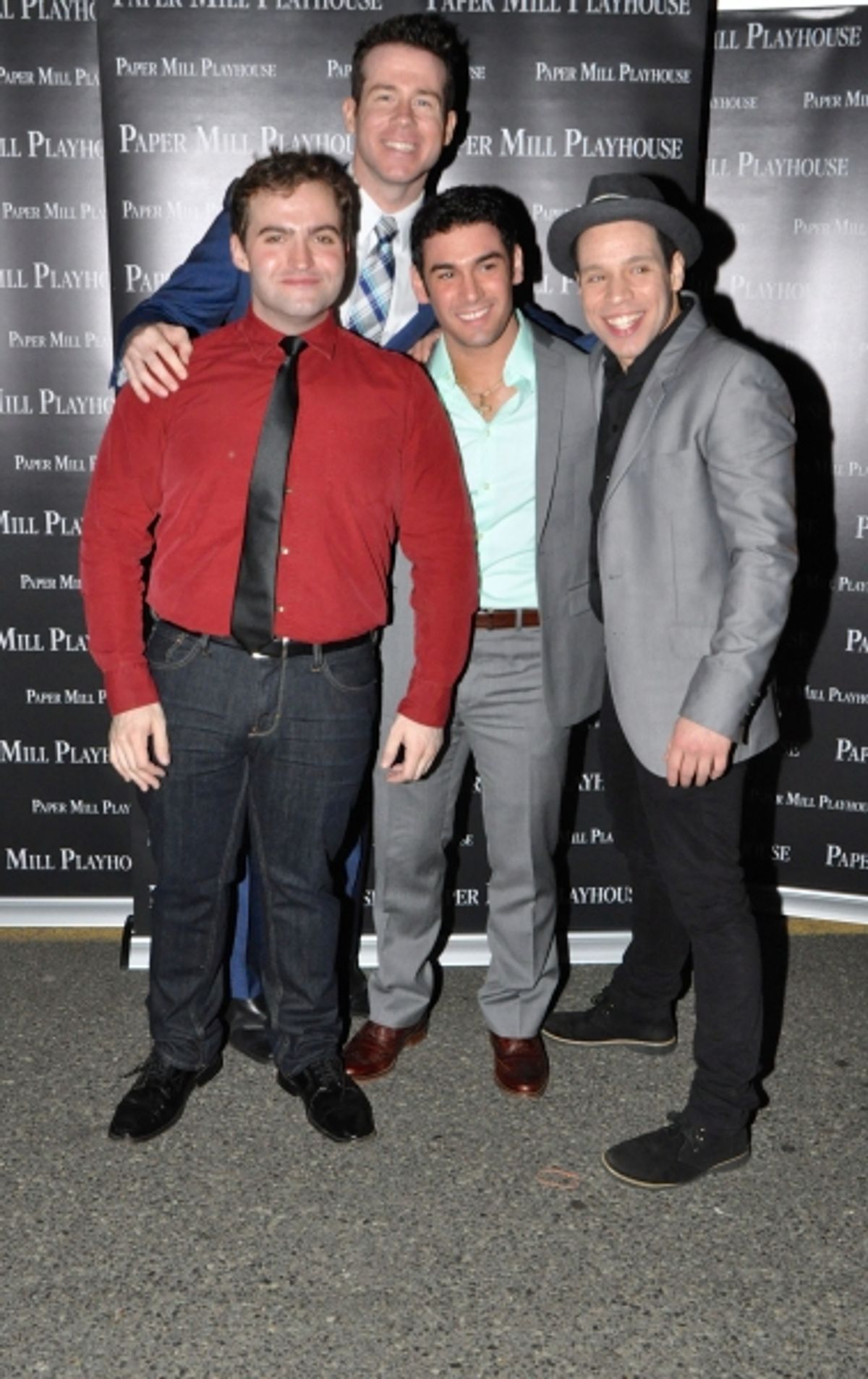 Sean Patrick Doyle, Matt Wood, Tommy Bracco and Robin De Jesus at 