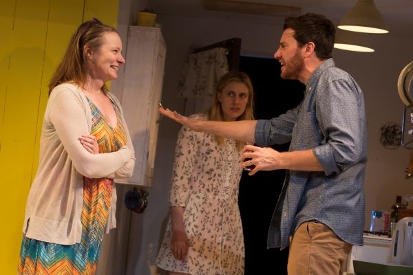 Cara Seymour, Greta Gerwig, and Jason Butler Harner  Photo