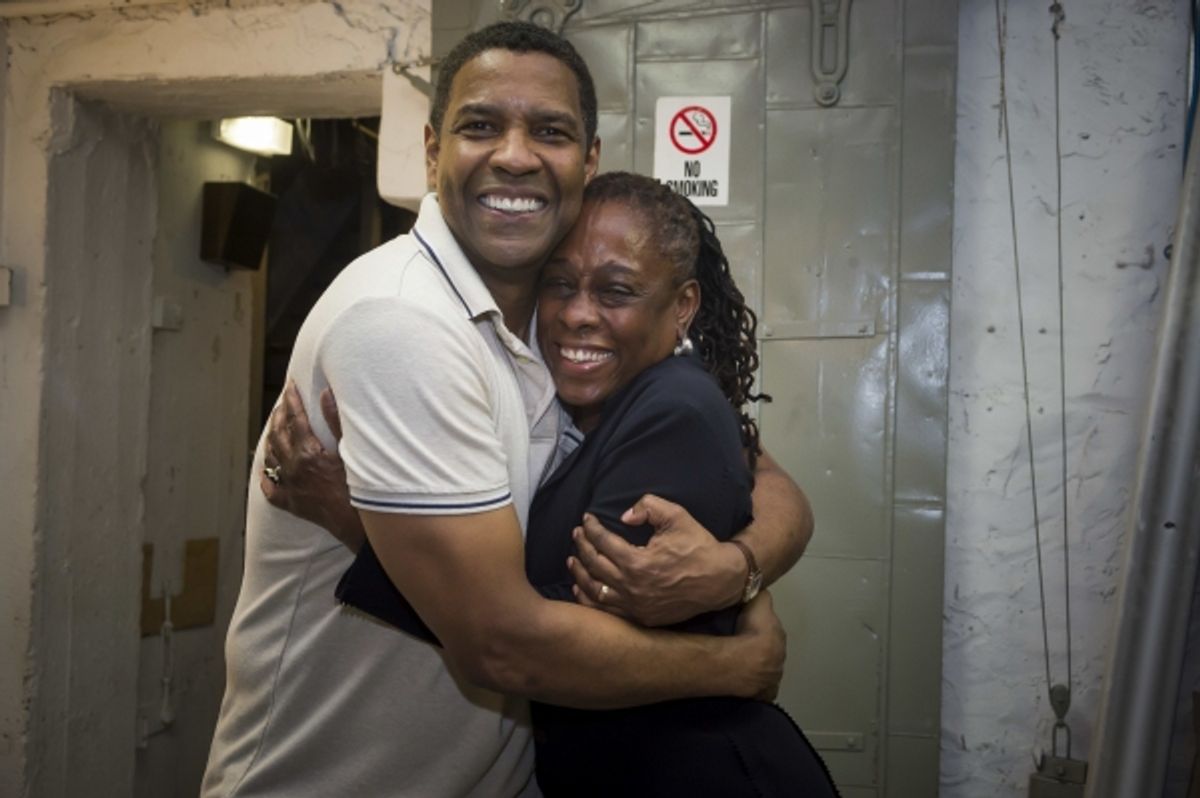 Denzel Washington and First Lady Chirlane McCray at 