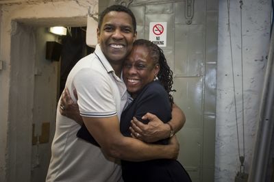 Denzel Washington and First Lady Chirlane McCray Photo