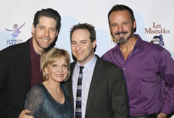 Cast member James Barbour, Executive Producer Cathy Rigby, Director Brian Kite and ca Photo