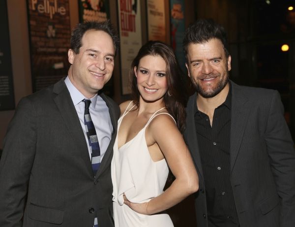 Director Brian Kite, cast member Cassandra Murphy and actor Kevin Weisman  Photo