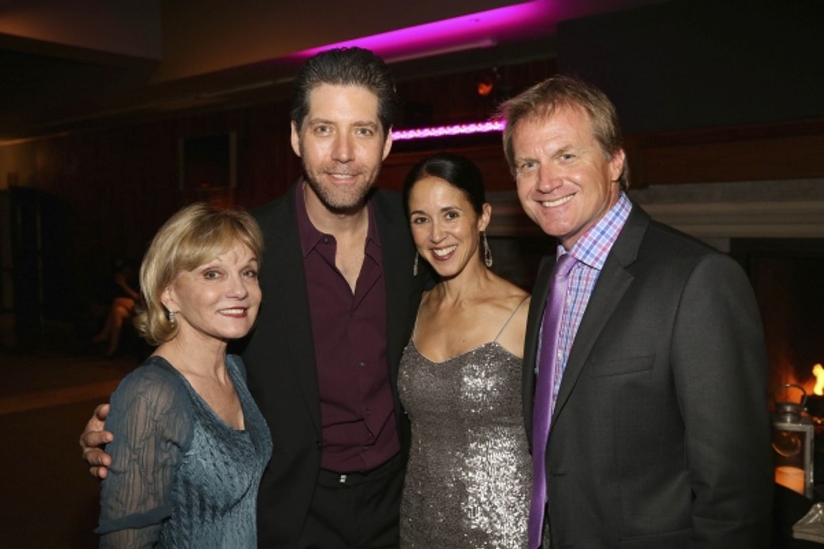 Executive Producer Cathy Rigby, cast member James Barbour, Dana Barbour and Executive Producer Tom McCoy  at 