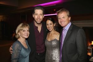 Executive Producer Cathy Rigby, cast member James Barbour, Dana Barbour and Executive Photo